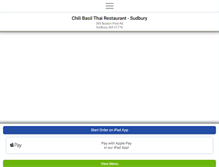 Tablet Screenshot of chilibasilthai-ma.com